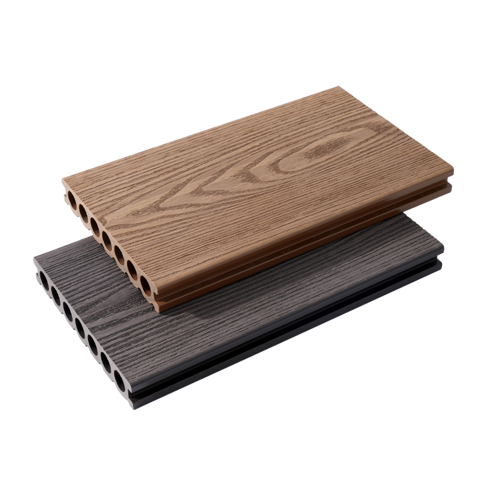 Deck em relevo WPC 3D de sete furos